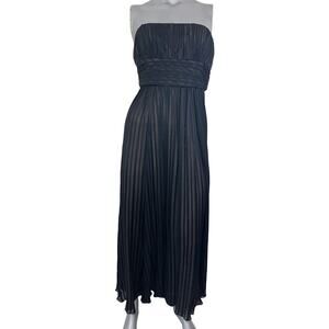 BCBGMaxAzria Black Strapless Maxi Dress